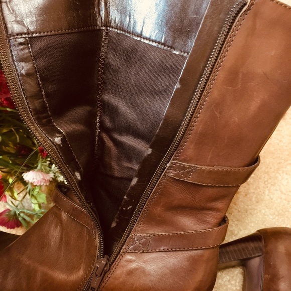 Nine west brown leather boots - Picture 5 of 8